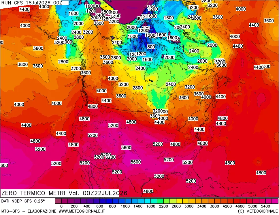 mappa Quota Zero Termico