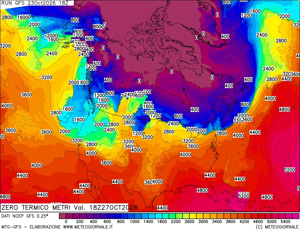 mappa Quota Zero Termico