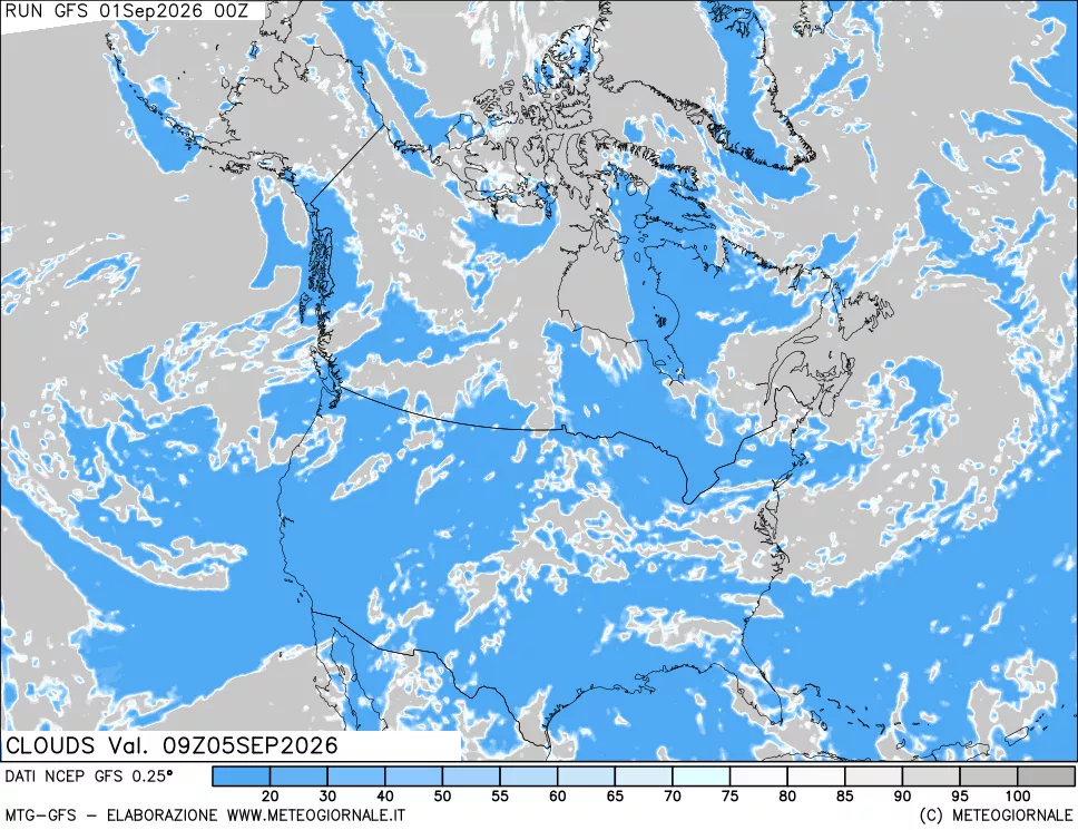 mappa Nuvolosità totale