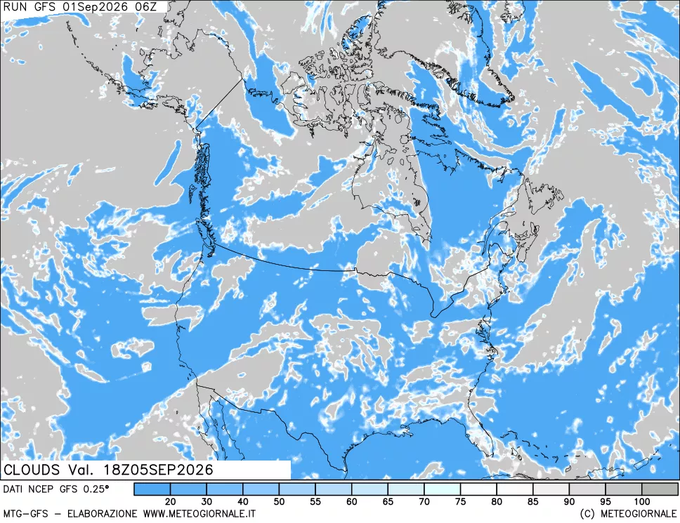 mappa Nuvolosità totale