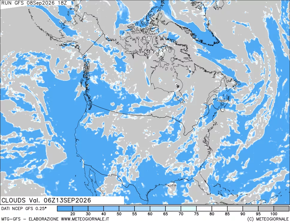 mappa Nuvolosità totale