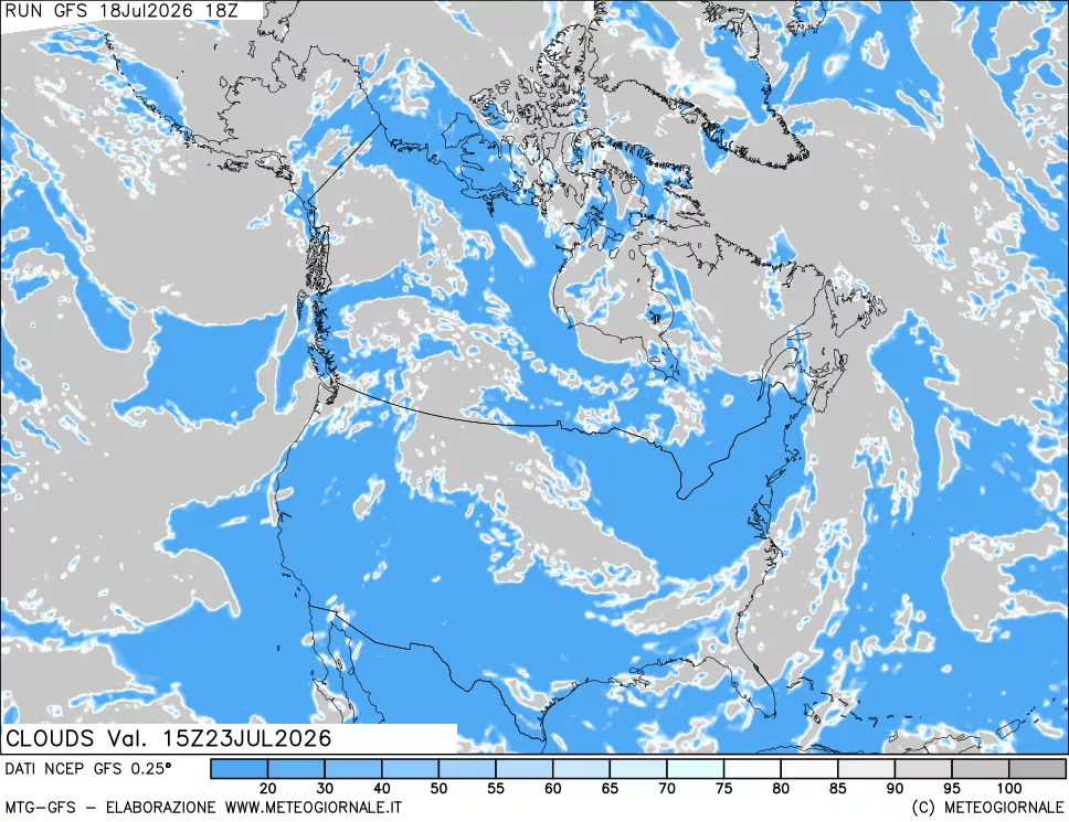 mappa Nuvolosità totale