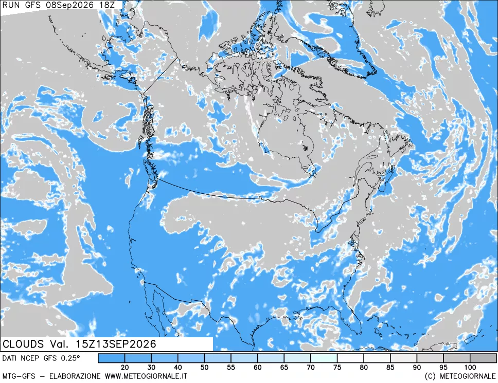 mappa Nuvolosità totale
