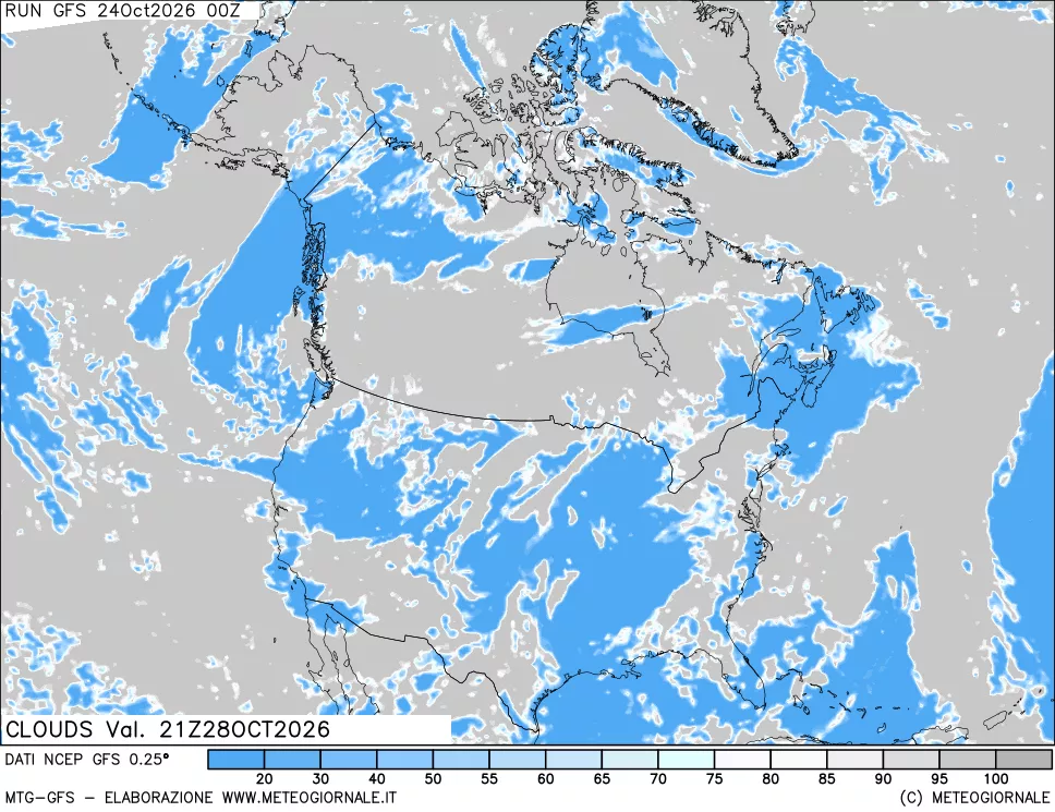 mappa Nuvolosità totale