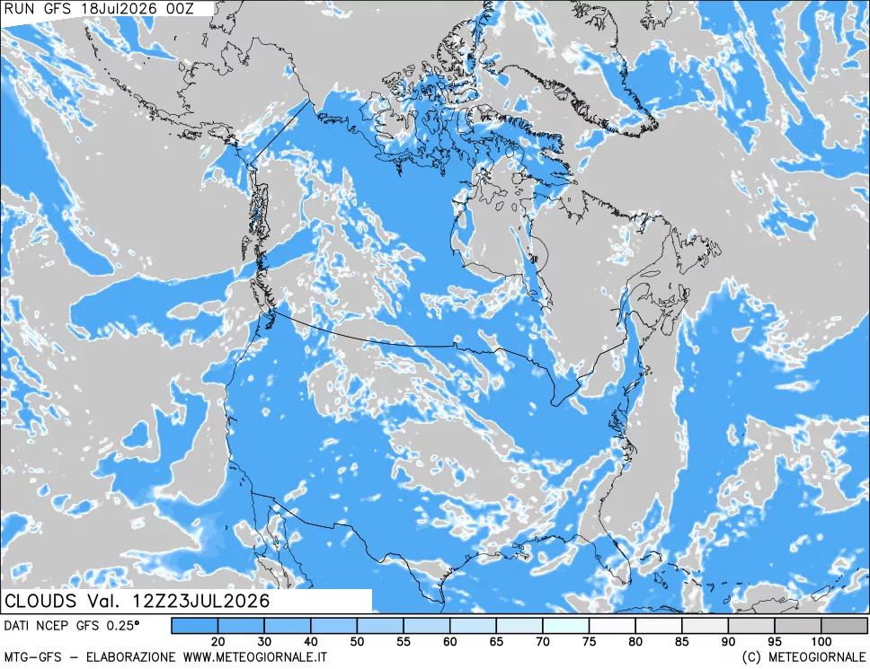 mappa Nuvolosità totale