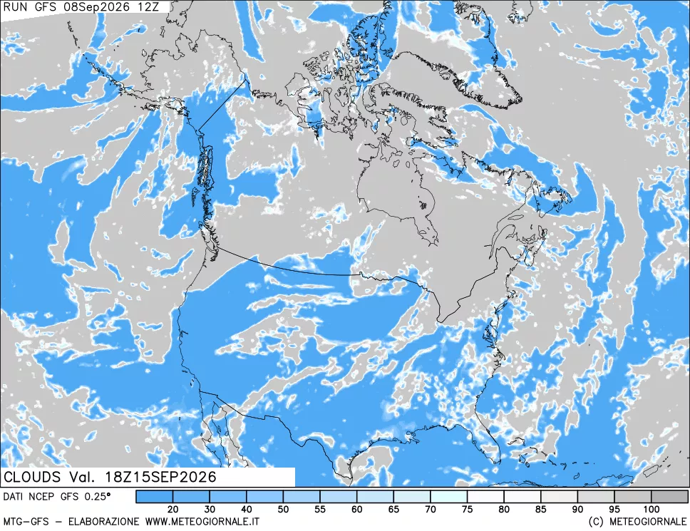 mappa Nuvolosità totale