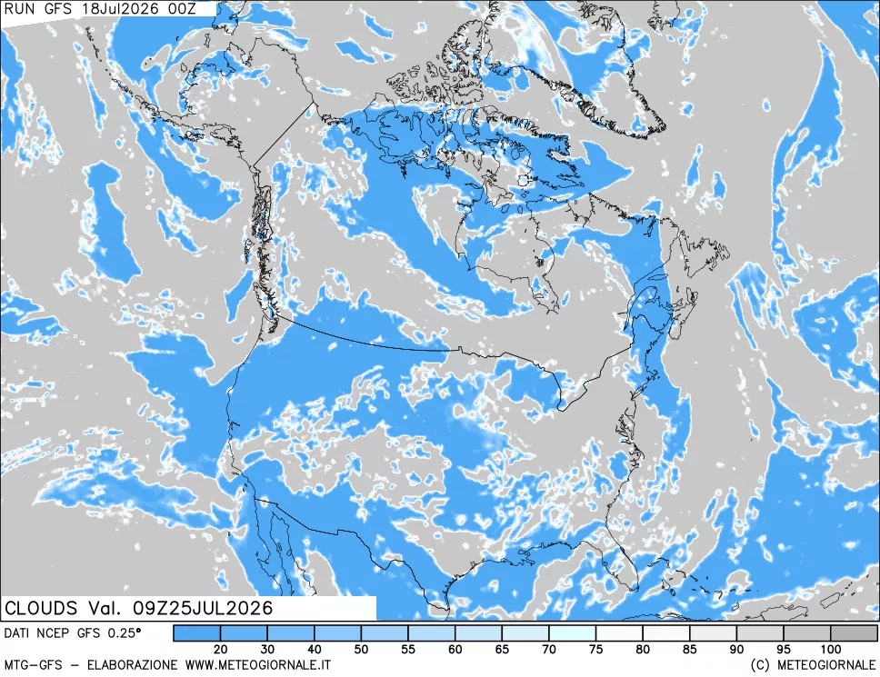 mappa Nuvolosità totale