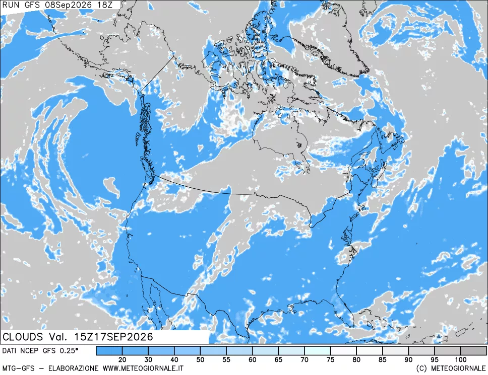 mappa Nuvolosità totale