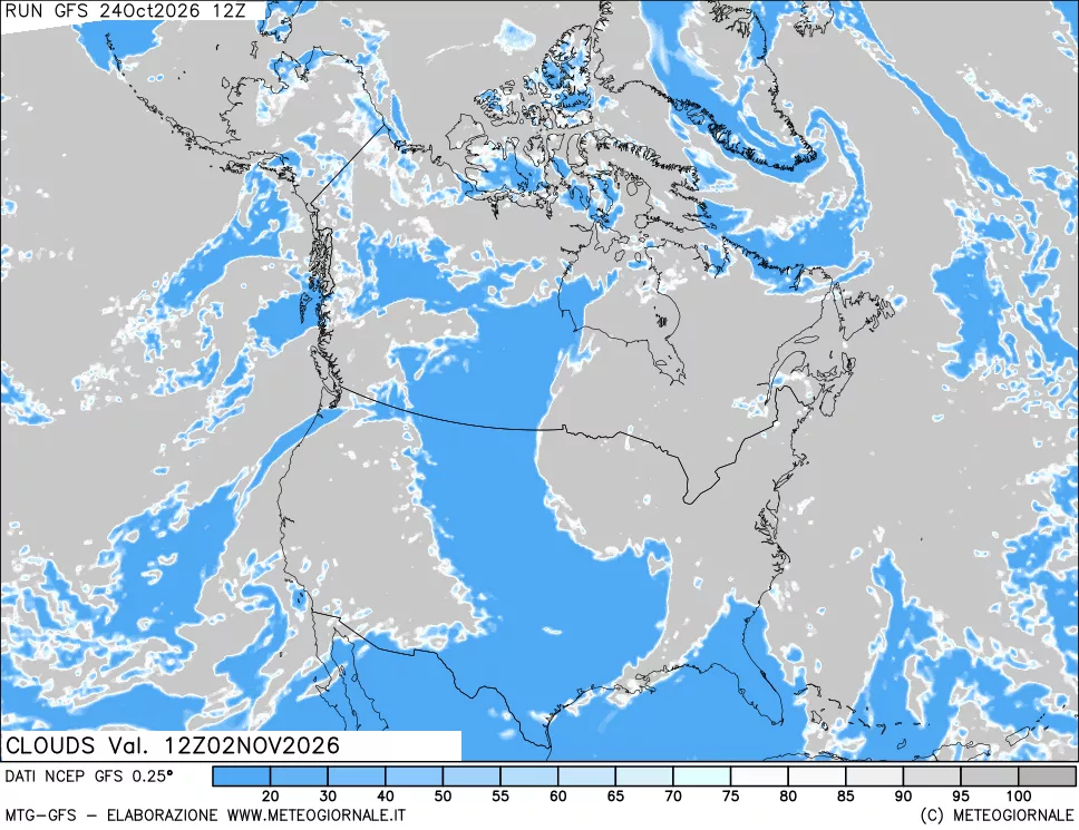 mappa Nuvolosità totale