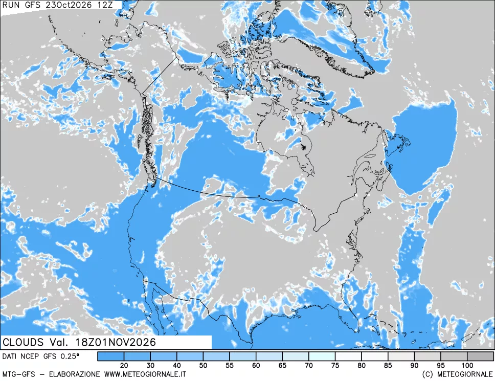mappa Nuvolosità totale