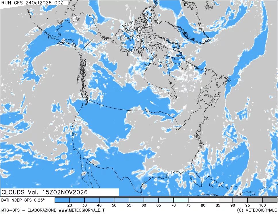 mappa Nuvolosità totale