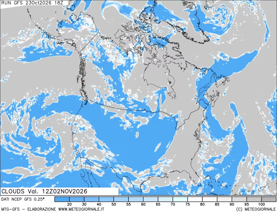 mappa Nuvolosità totale