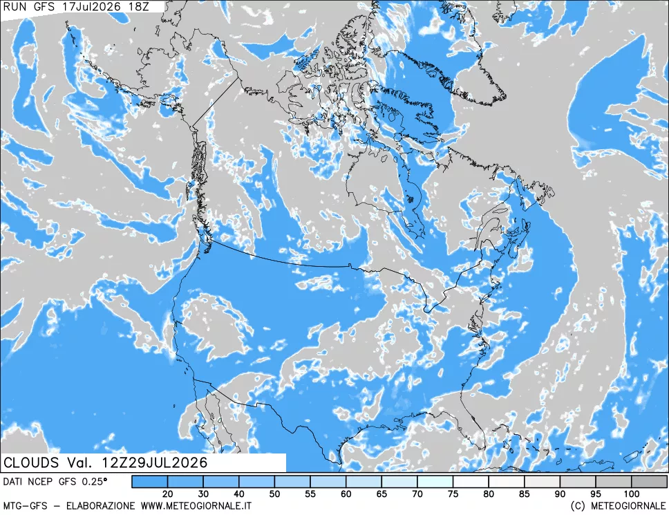 mappa Nuvolosità totale
