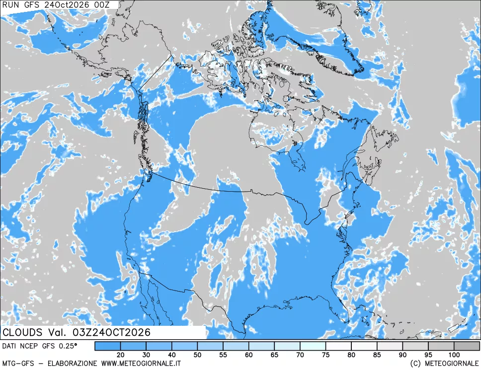 mappa Nuvolosità totale