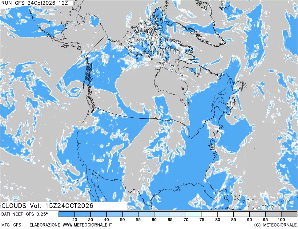 mappa Nuvolosità totale