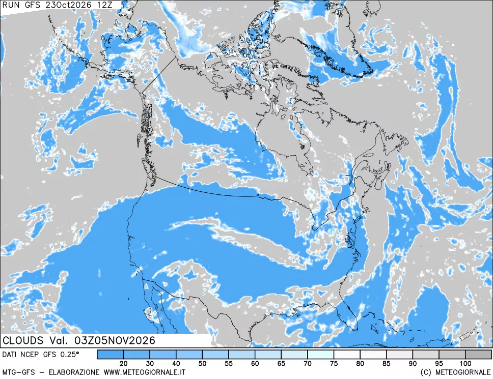 mappa Nuvolosità totale