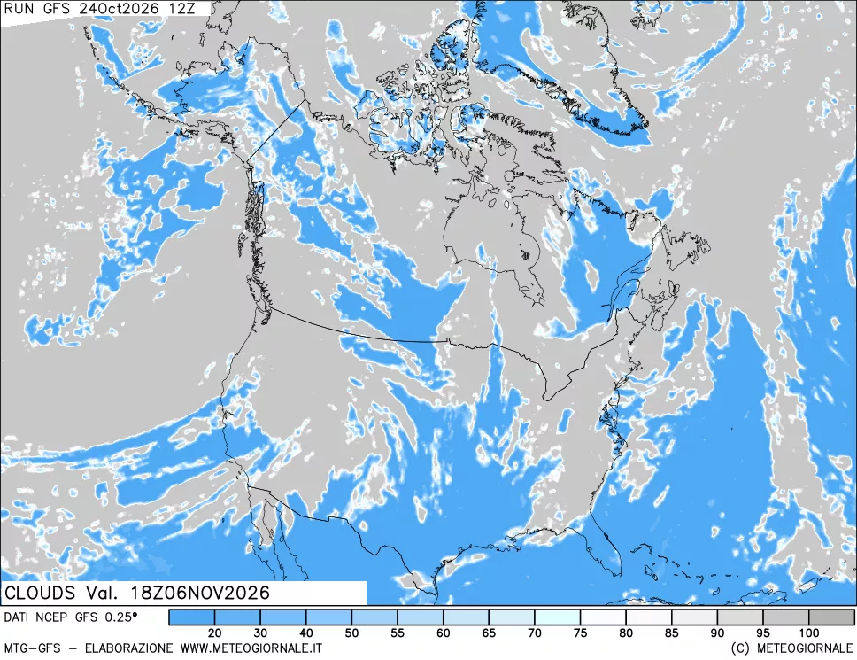 mappa Nuvolosità totale