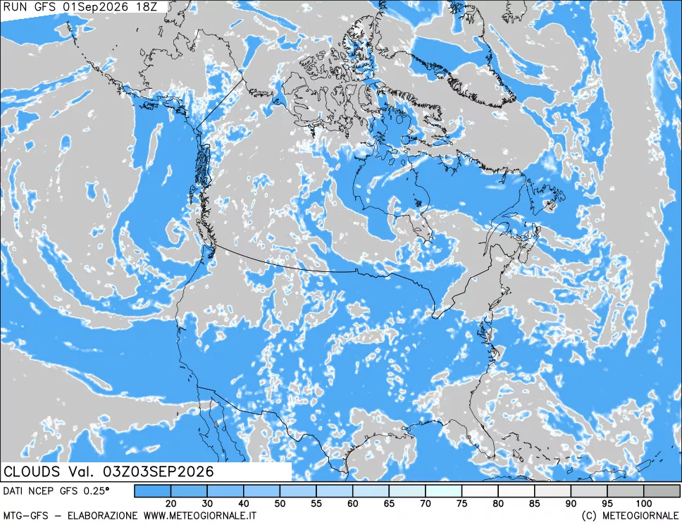 mappa Nuvolosità totale