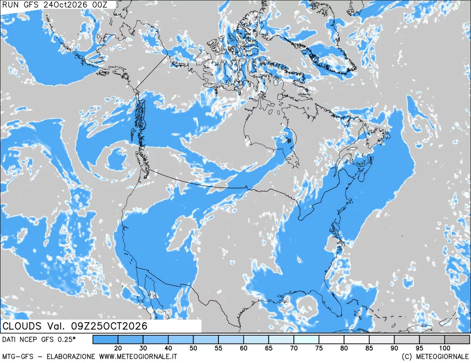 mappa Nuvolosità totale
