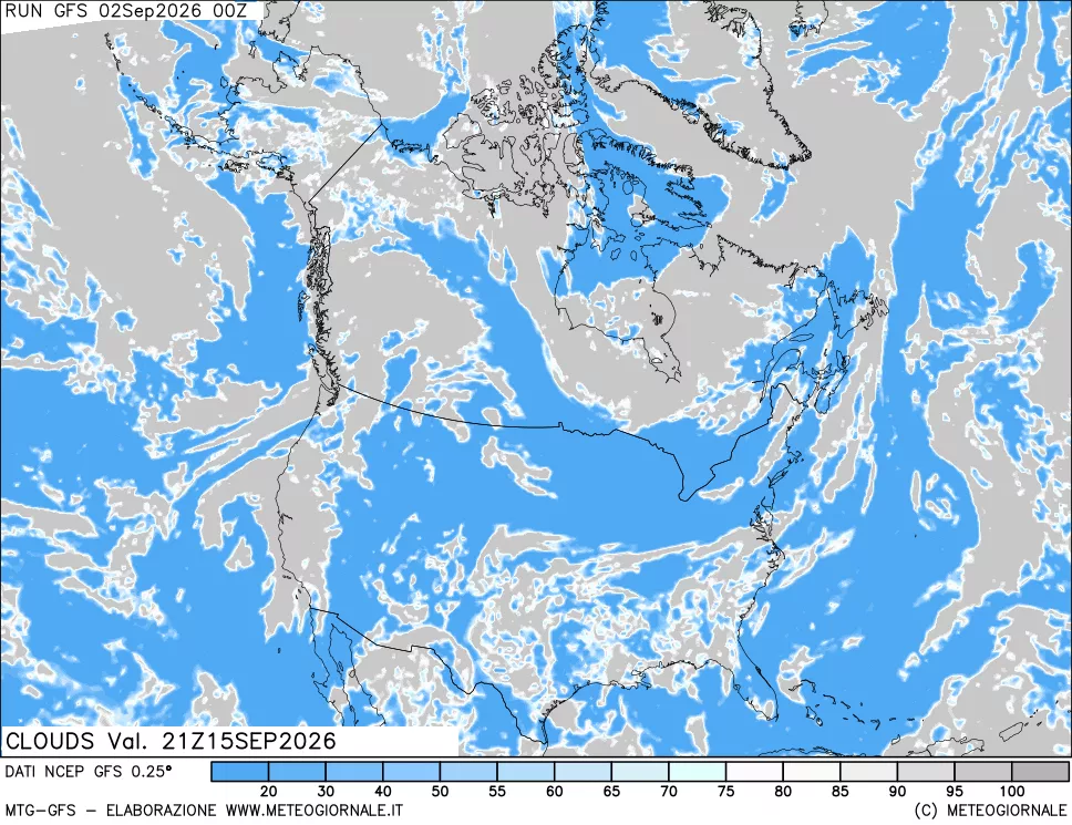 mappa Nuvolosità totale