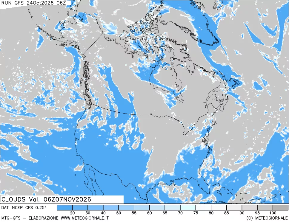 mappa Nuvolosità totale