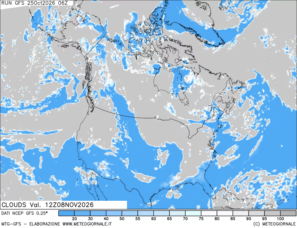 mappa Nuvolosità totale