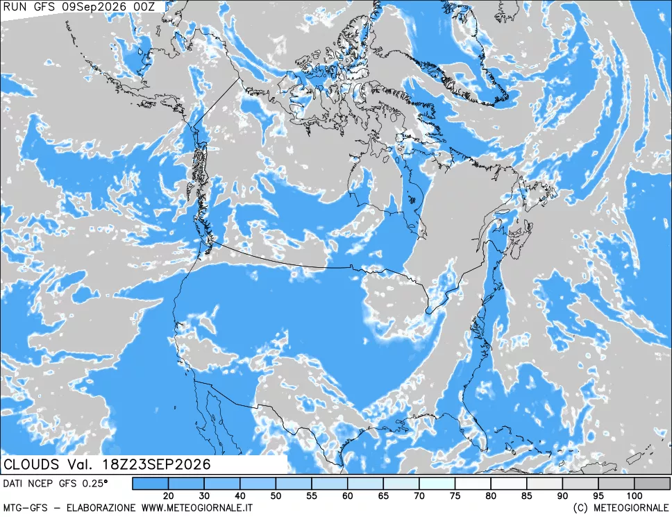 mappa Nuvolosità totale