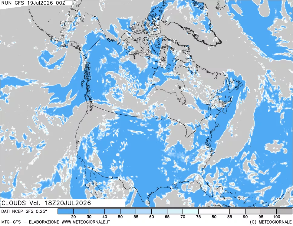 mappa Nuvolosità totale