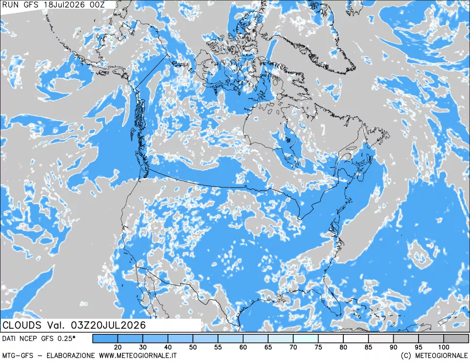 mappa Nuvolosità totale