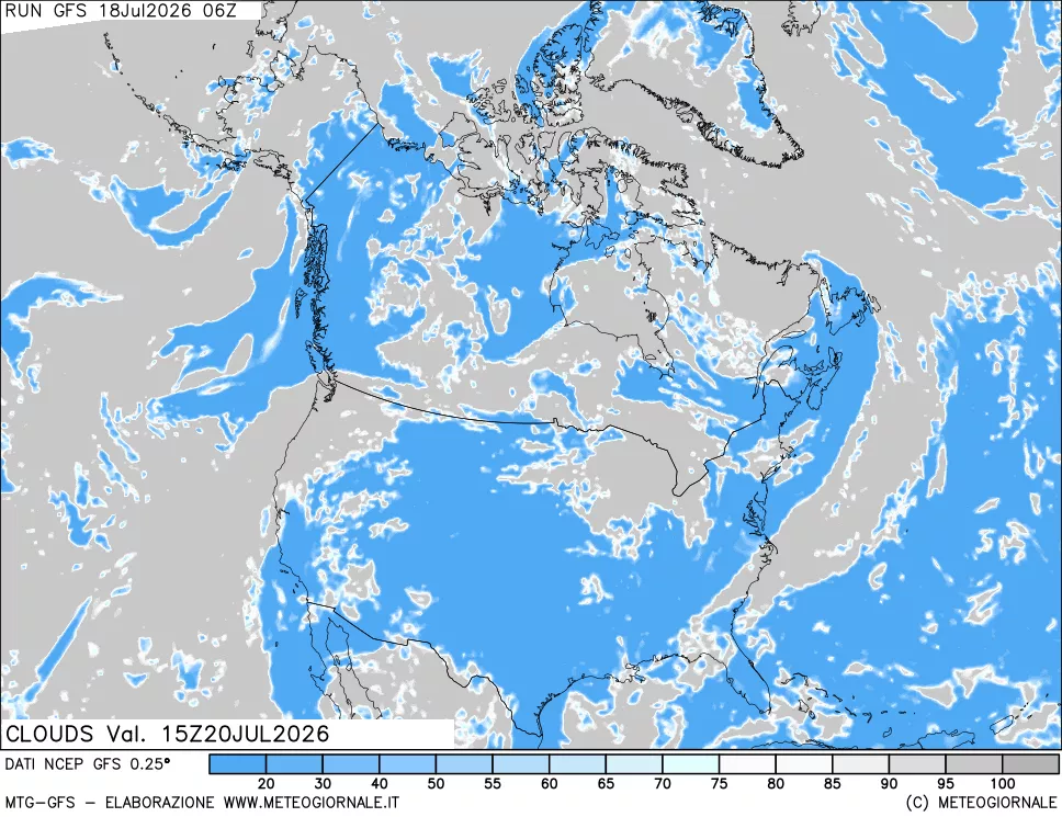 mappa Nuvolosità totale