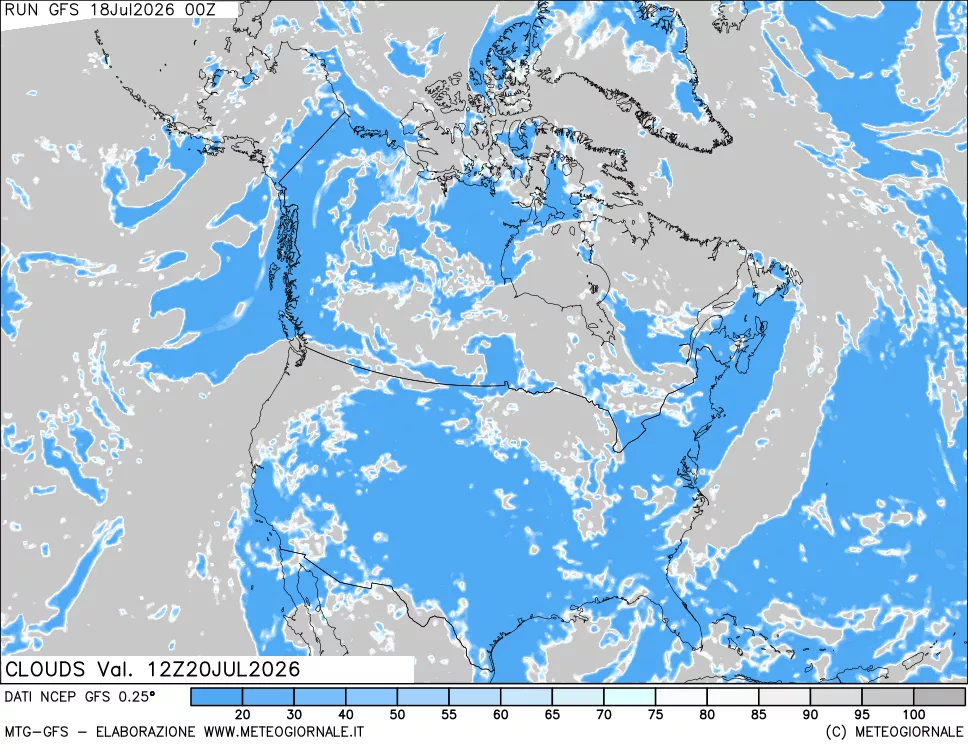 mappa Nuvolosità totale