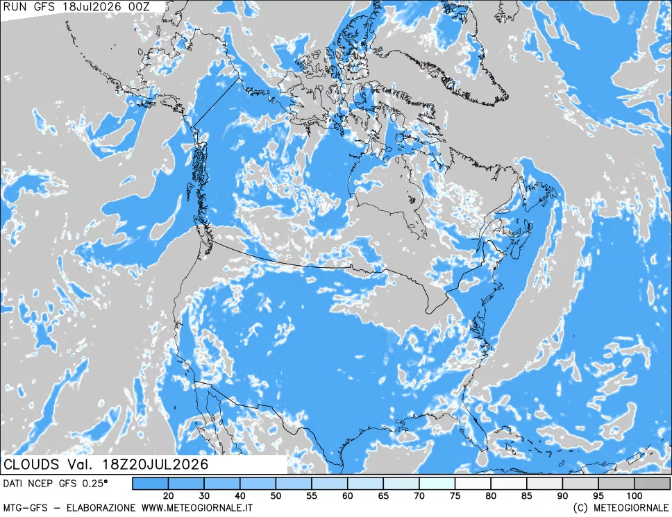 mappa Nuvolosità totale