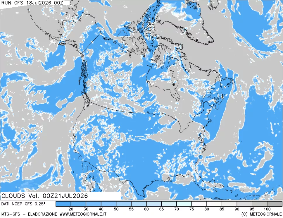 mappa Nuvolosità totale