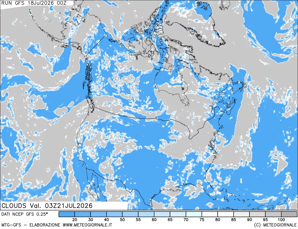 mappa Nuvolosità totale