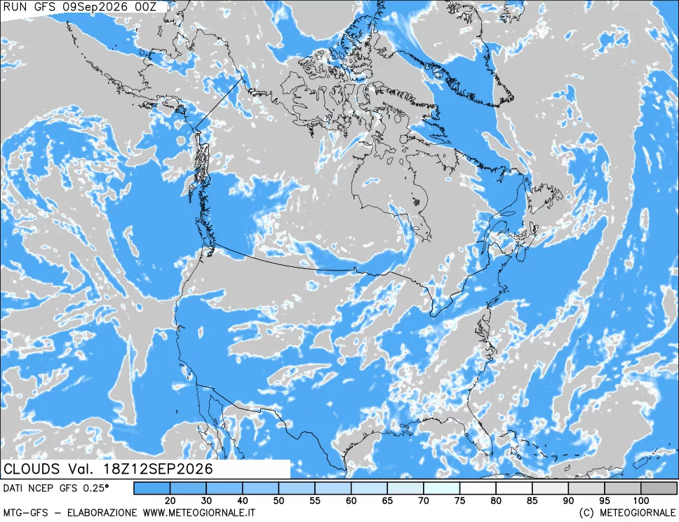 mappa Nuvolosità totale