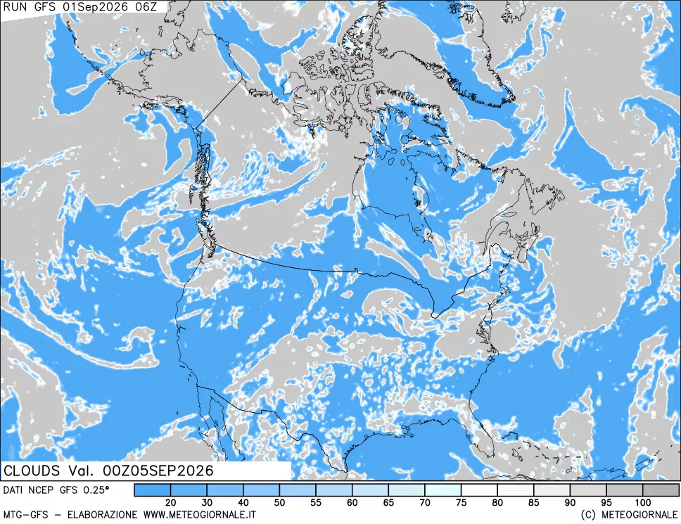 mappa Nuvolosità totale