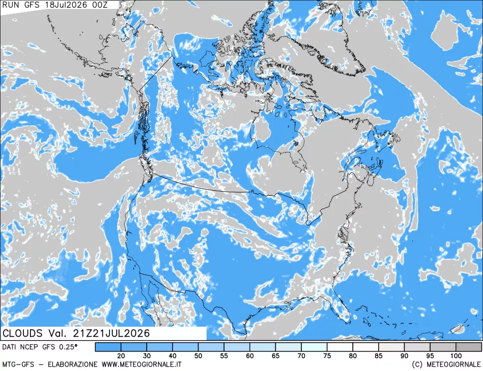 mappa Nuvolosità totale