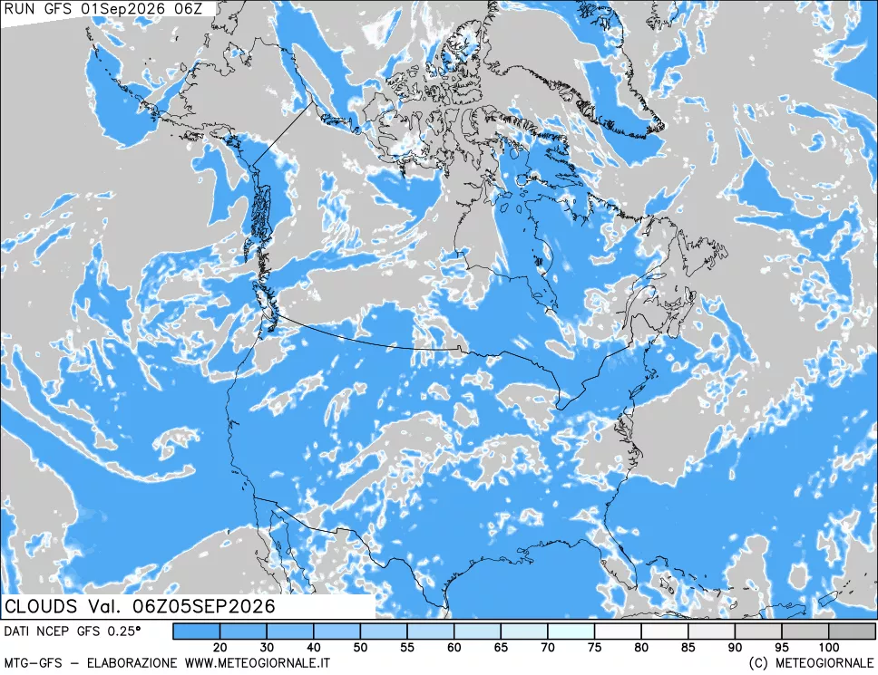 mappa Nuvolosità totale