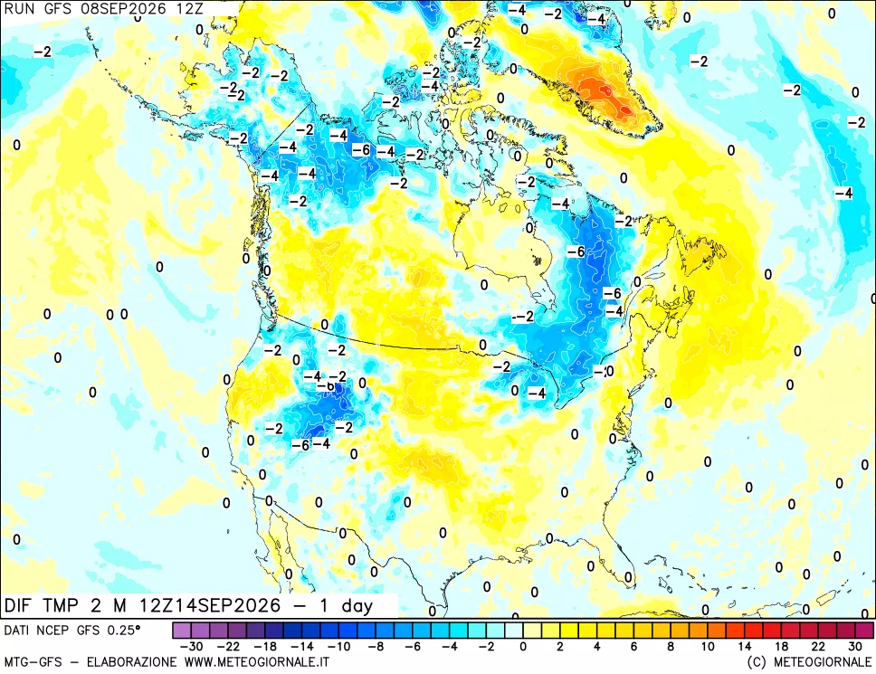 mappa Dif. Temp -24 ore