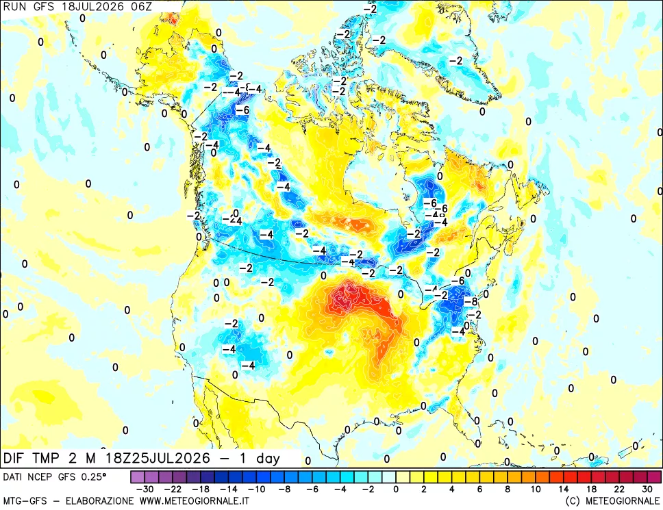 mappa Dif. Temp -24 ore