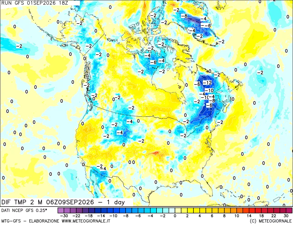 mappa Dif. Temp -24 ore
