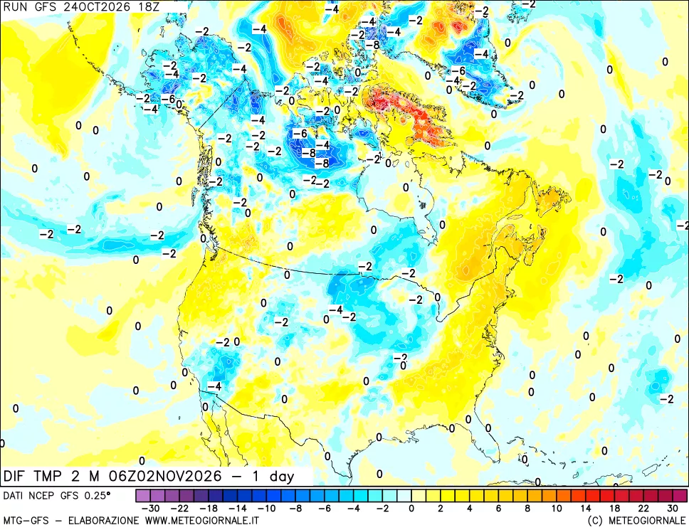 mappa Dif. Temp -24 ore