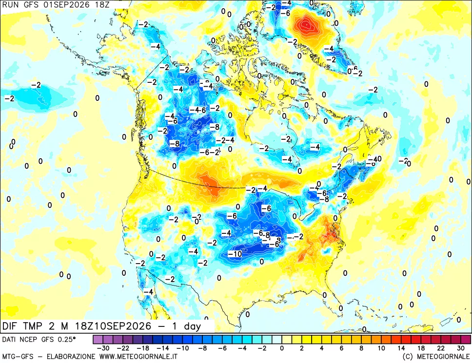 mappa Dif. Temp -24 ore