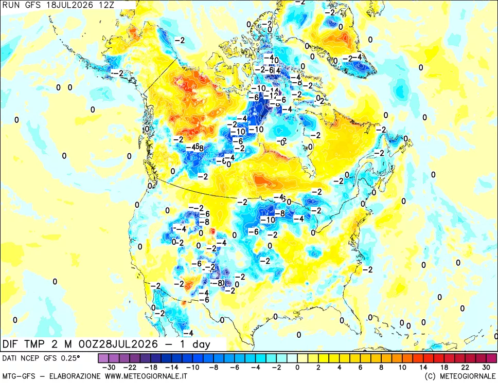 mappa Dif. Temp -24 ore