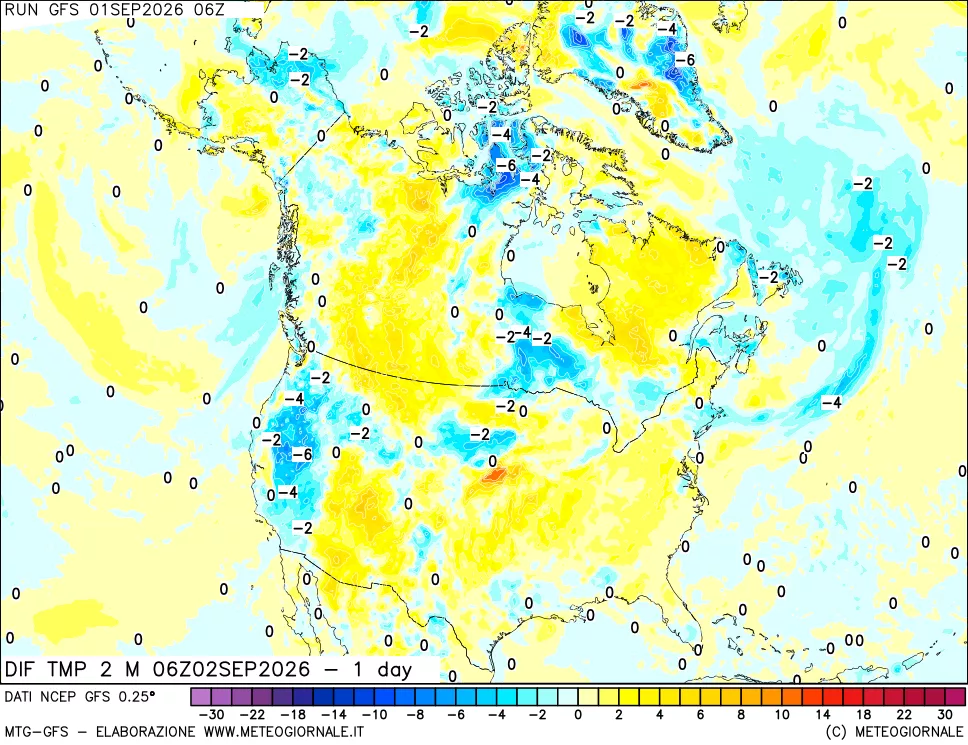 mappa Dif. Temp -24 ore