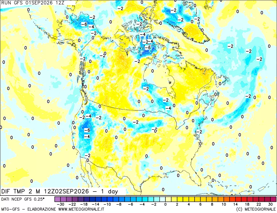 mappa Dif. Temp -24 ore
