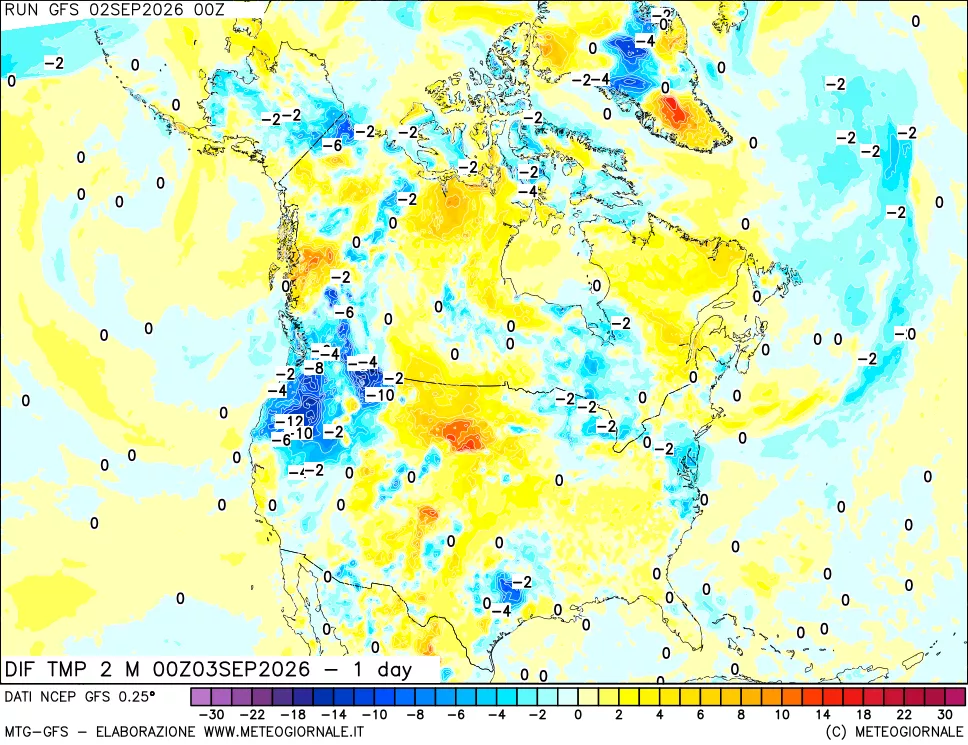 mappa Dif. Temp -24 ore