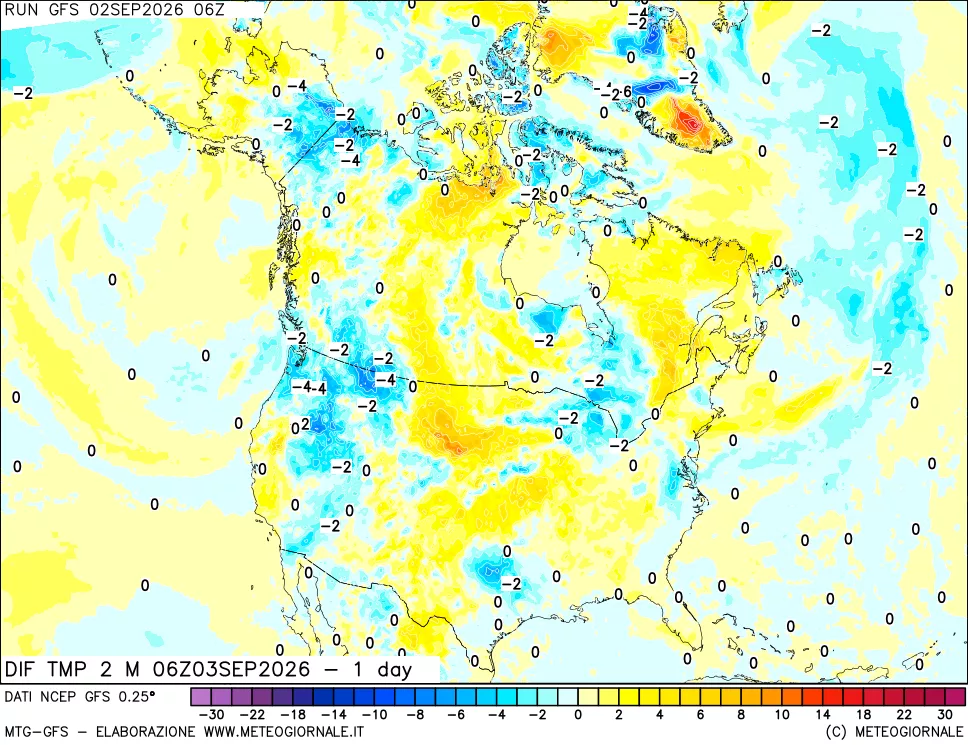 mappa Dif. Temp -24 ore