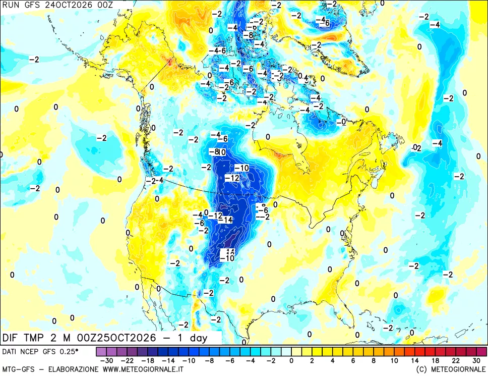 mappa Dif. Temp -24 ore