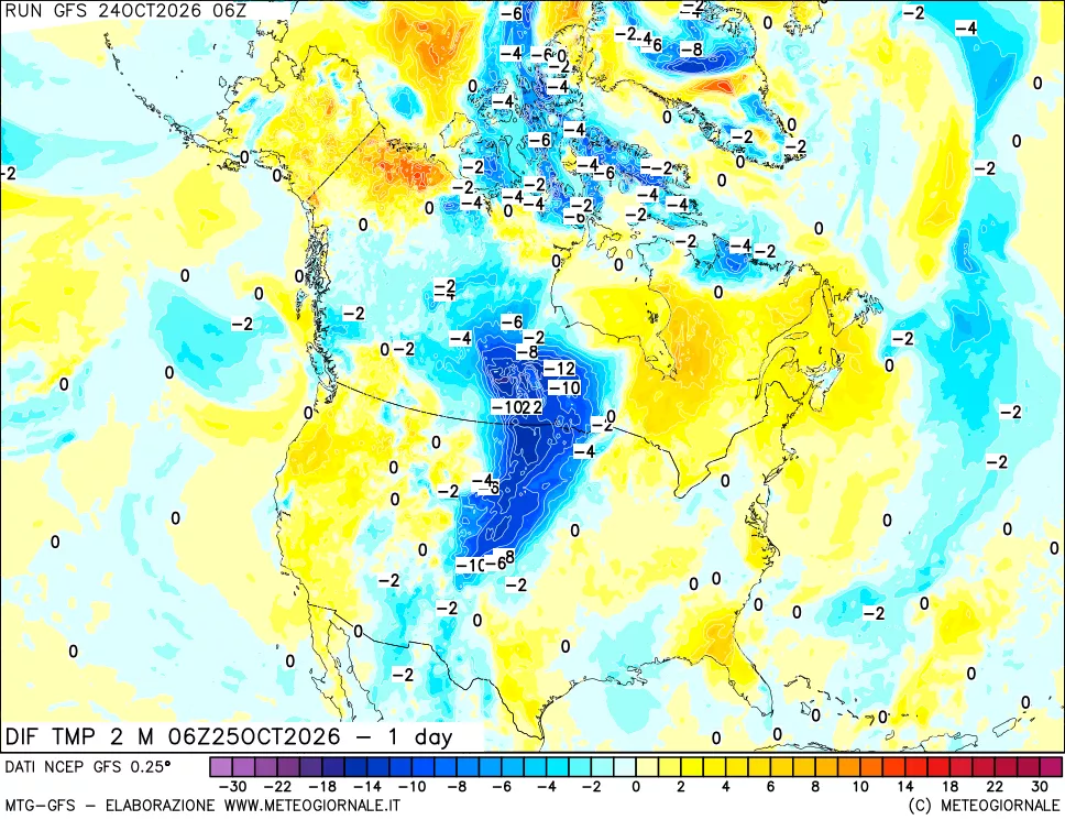 mappa Dif. Temp -24 ore